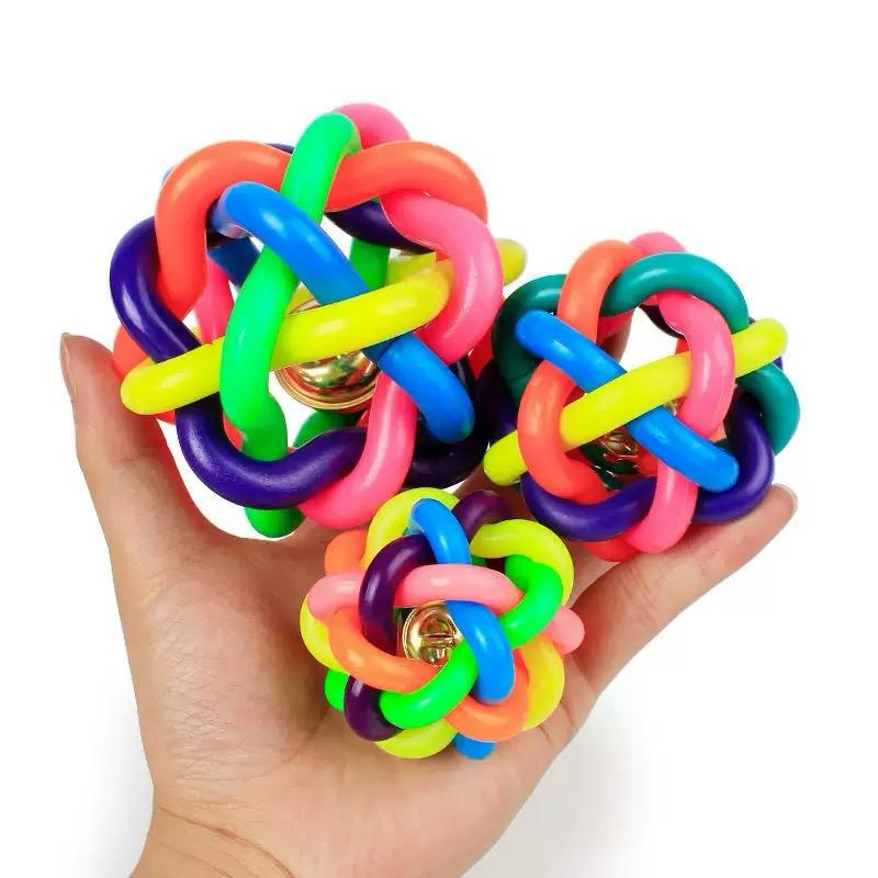 [JP-022] PELOTA ENTRELAZADA CASCABEL