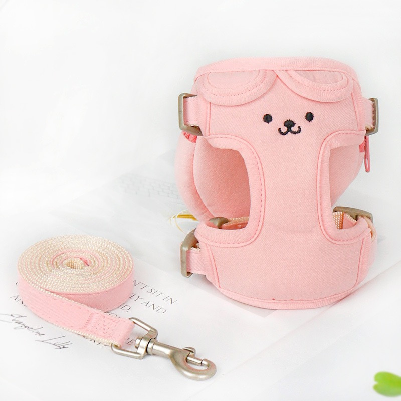 [P-263] PECHERA CON BOLSO CUTE FACE + CORREA (S)